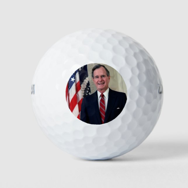 George H. W. Bush Golf Balls (Front)