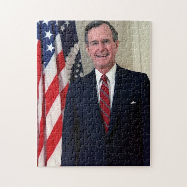 George H. W. Bush Jigsaw Puzzle (Vertical)