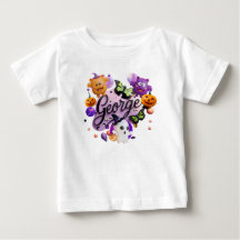 "George" Halloween cute baby T-shirt