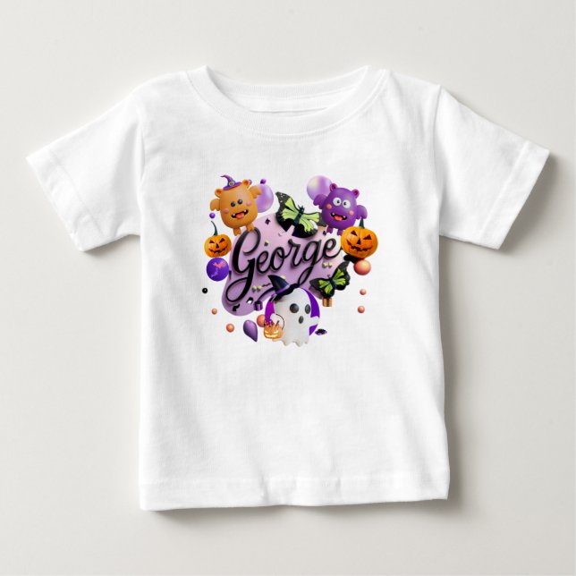 "George" Halloween cute boy T-shirt (Front)