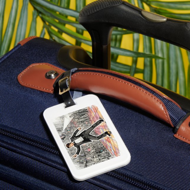 George Hamilton (Resident evil outbreak) Luggage Tag (Front Insitu 1)