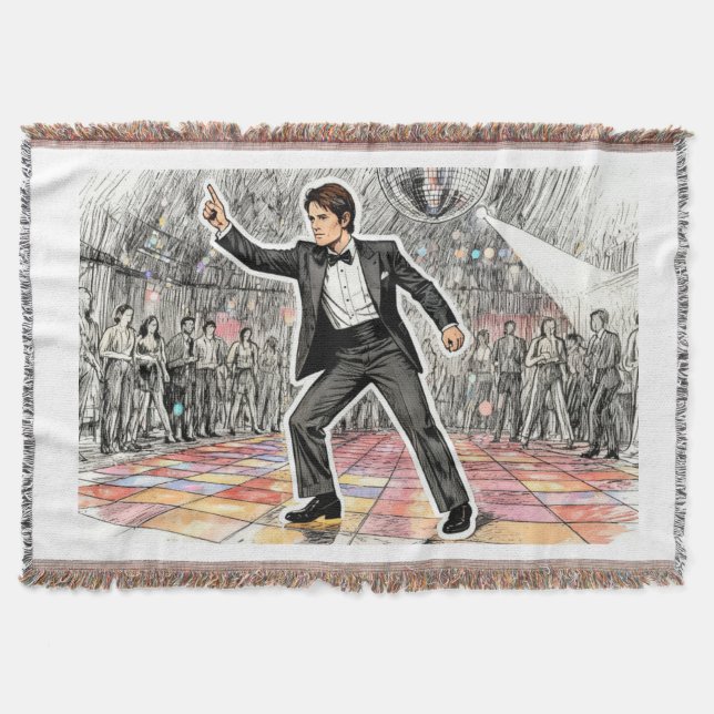 George Hamilton (Resident evil outbreak) Throw Blanket (Front)