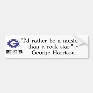 George Harrison quote bumper sticker