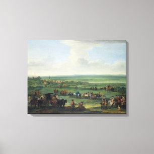 George I (1660-1727) at Newmarket, 4th or 5th Octo Canvas Print
