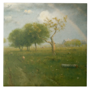 George Inness - After a Summer Shower Tile