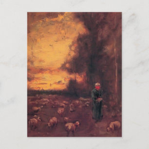 George Inness: End of Day Postcard