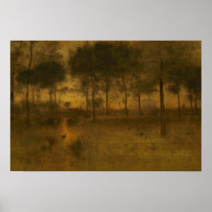 George Inness - The Home of the Heron Poster