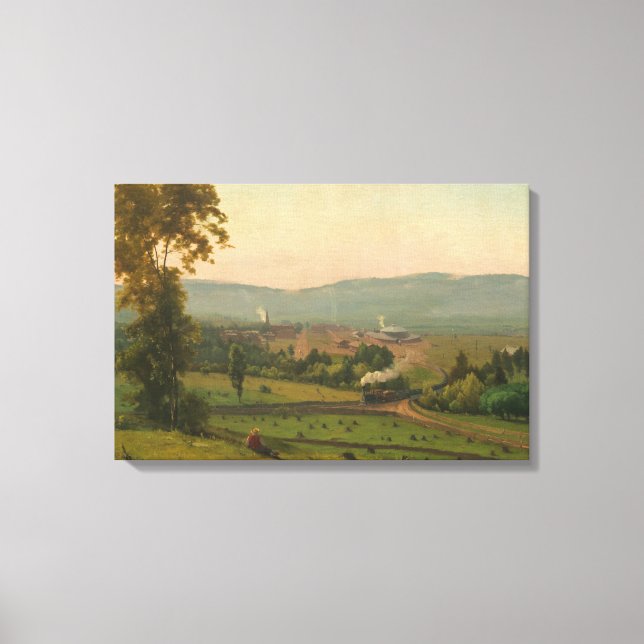 George Inness - The Lackawanna Valley Canvas Print (Front)