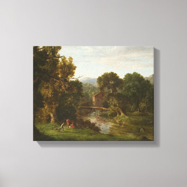 George Inness - The Old Mill Canvas Print (Front)