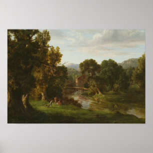 George Inness - The Old Mill Poster