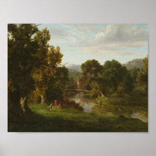 George Inness - The Old Mill Poster