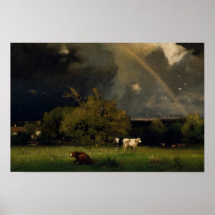 George Inness - The Rainbow Poster