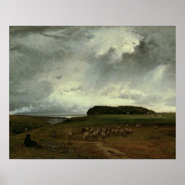 George Inness - The Storm Poster (Front)
