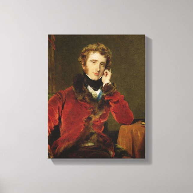 George James Welbore Agar-Ellis, later 1st Lord Do Canvas Print (Front)