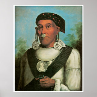 George Lowrey by George Catlin Poster