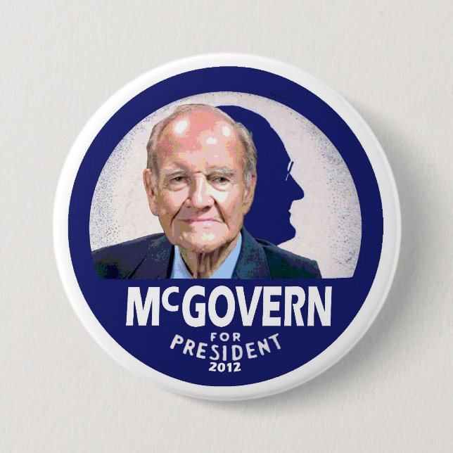 George McGovern for President 2012 7.5 Cm Round Badge (Front)