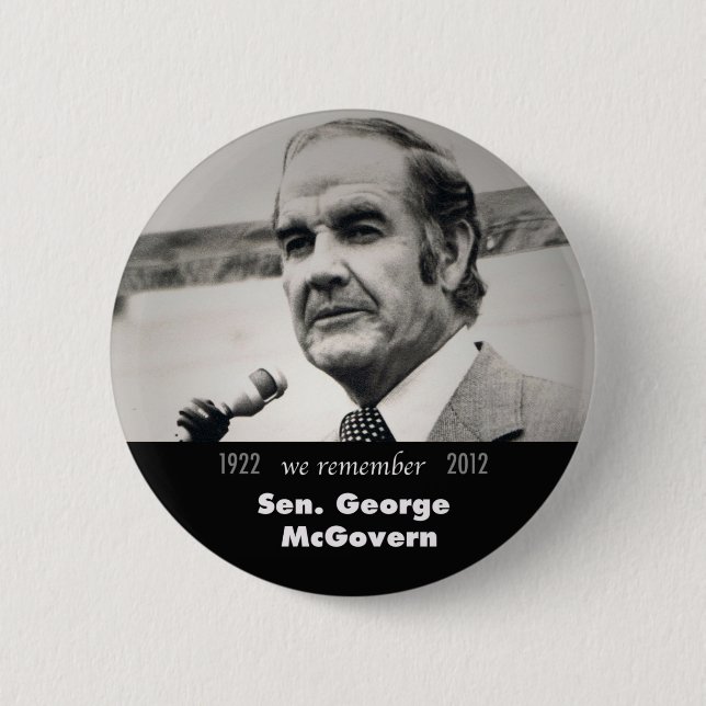 George McGovern Memorial Button (Front)