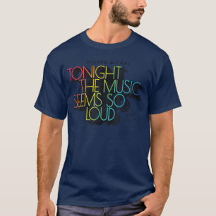 George Michaelonighthe Music Retro Rainbow Dark re T-Shirt