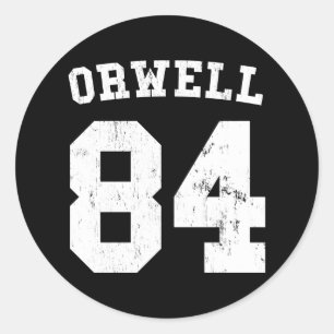 George Orwell 1984 Jersey Sticker