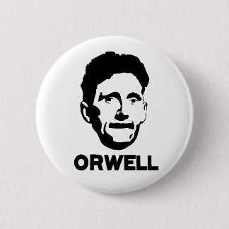 George Orwell 6 Cm Round Badge