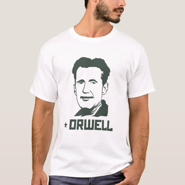George Orwell 84 1984 jersey T-Shirt (Front)