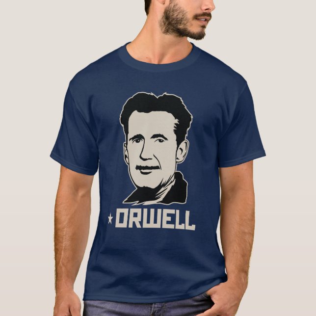 George Orwell 84 1984 jersey T-Shirt (Front)