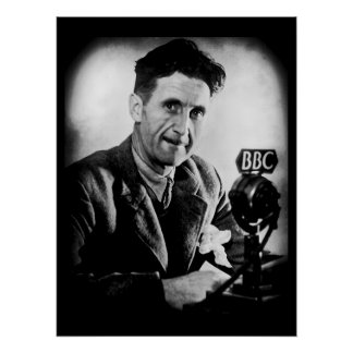 George Orwell at the BBC Poster