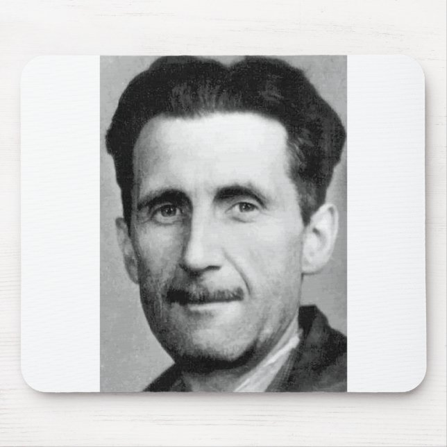 George Orwell Mouse Mat (Front)