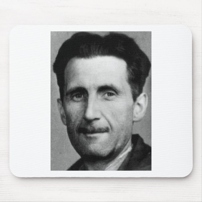 george orwell mouse mat (Front)