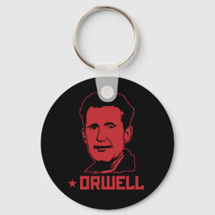George Orwell Portrait Keychain