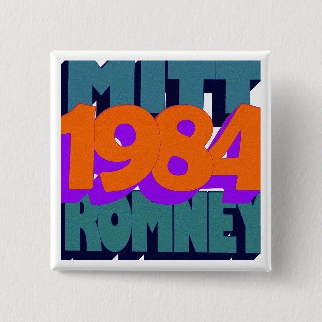 George Orwell’s 1984 15 Cm Square Badge (Front)