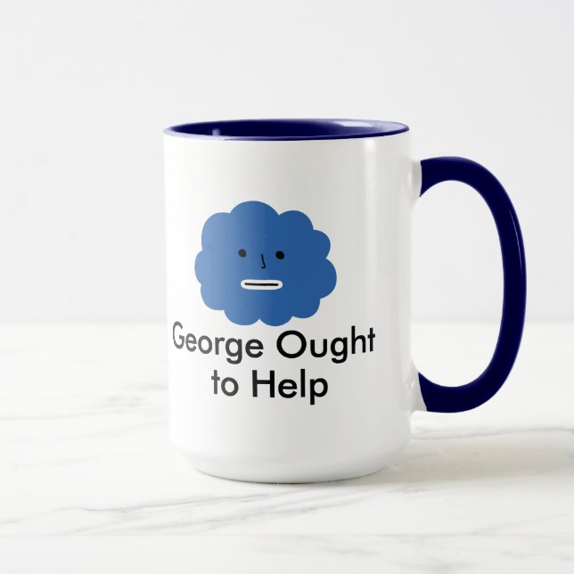 George Ought To Help Mug (Right)