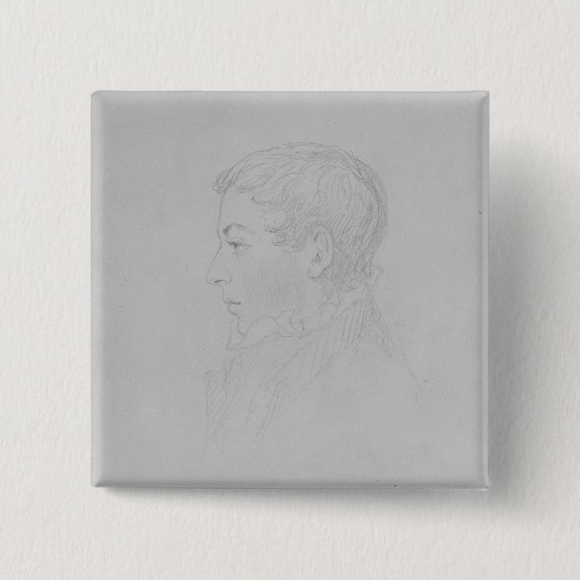 George Parker Bidder, 1819 15 Cm Square Badge (Front)
