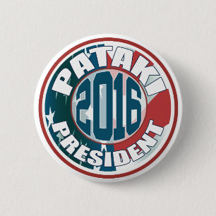 George Pataki for President in 2016 6 Cm Round Badge