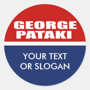 GEORGE PATAKI FOR SENATE CLASSIC ROUND STICKER