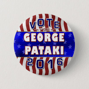 George Pataki President 2016 Election Republican 6 Cm Round Badge