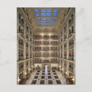 George Peabody Library Postcard