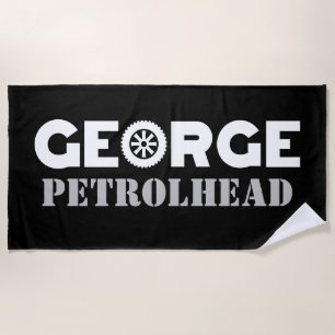 George Petrolhead Beach Towel