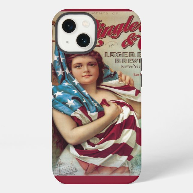 George Ringler & CO. Beer Poster iPhone Case (Back)