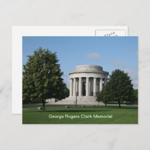 George Rogers Clark Memorial Vincennes Indiana Postcard