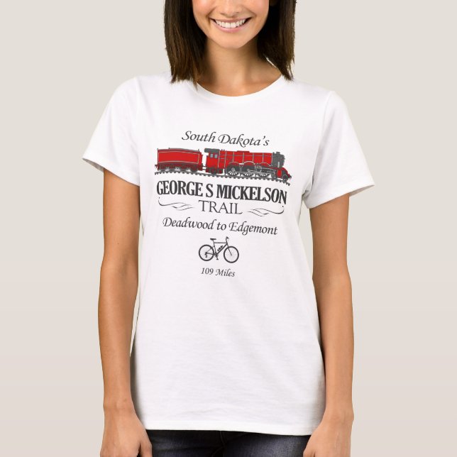 George S Mickelson Trail (RT2) T-Shirt (Front)