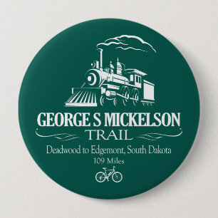 George S Mickelson Trail (RT) 10 Cm Round Badge