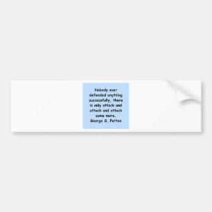 george s patton quote bumper sticker