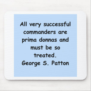 george s patton quote mouse mat