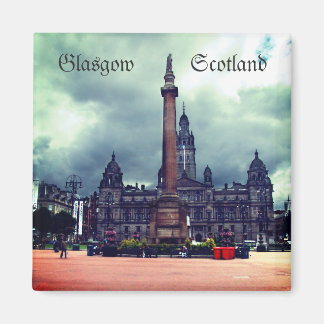 George Square, Glasgow, Scotland, fridge magnet