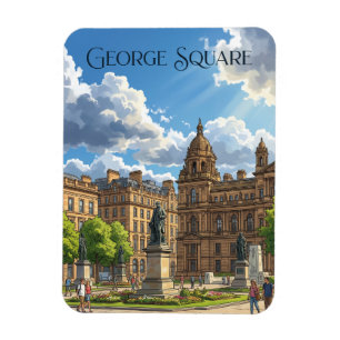 George Square, Glasgow Scotland Magnet