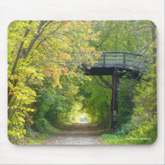 George St Bridge in Fall Mouse Mat