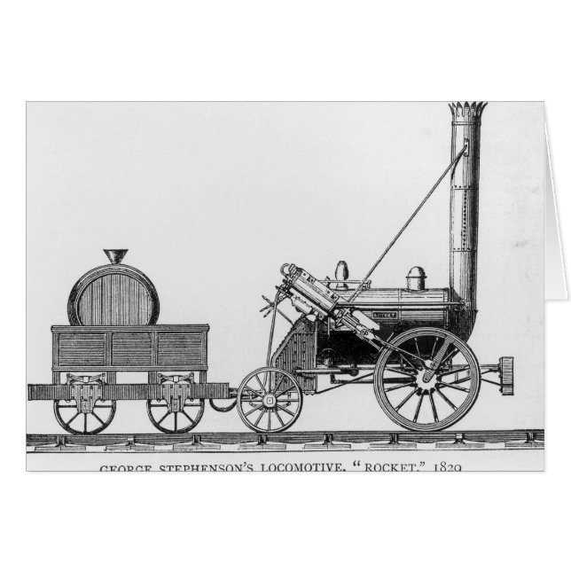 George Stephenson's Locomotive, 'Rocket', 1829 (Front Horizontal)