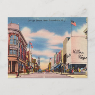 George Street, New Brunswick, New JerseyGeorge Str Postcard