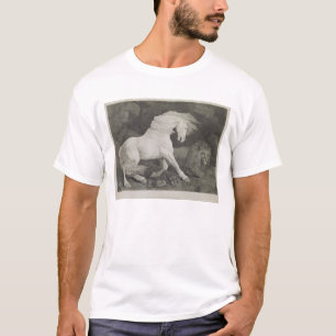George Stubbs   A Horse Affrighted by a Lion, engr T-Shirt